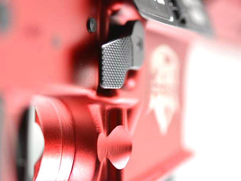 APS "Boar Tactical" Silver Edge 17" KeyMod (3 Gun) AEG (ASR-119 - Red)