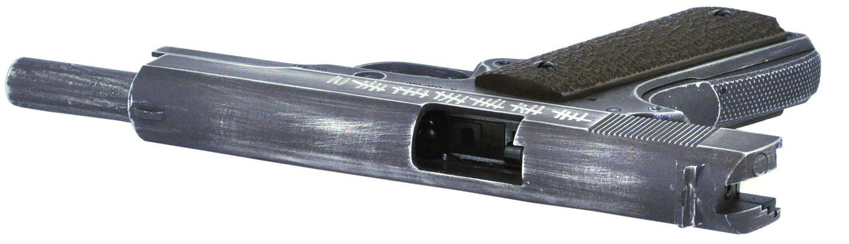 Armorer Works Custom "Molon Labe" 1911 Gas Blowback Pistol (Full Metal -Brown Grips - AW-NE2002)