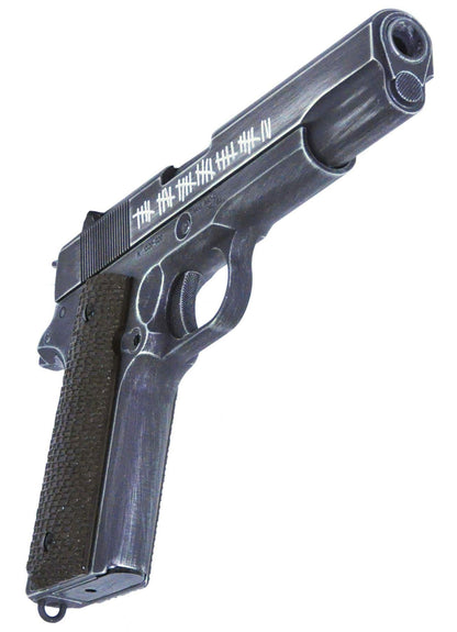 Armorer Works Custom "Molon Labe" 1911 Gas Blowback Pistol (Full Metal -Brown Grips - AW-NE2002)