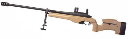 Ares Mid-Range Gas Bolt Action Sniper Rifle with Scope Mounts and Bipod (MSR-009-DE)