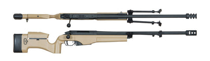 Ares Mid-Range Gas Bolt Action Sniper Rifle with Scope Mounts and Bipod (MSR-009-DE)