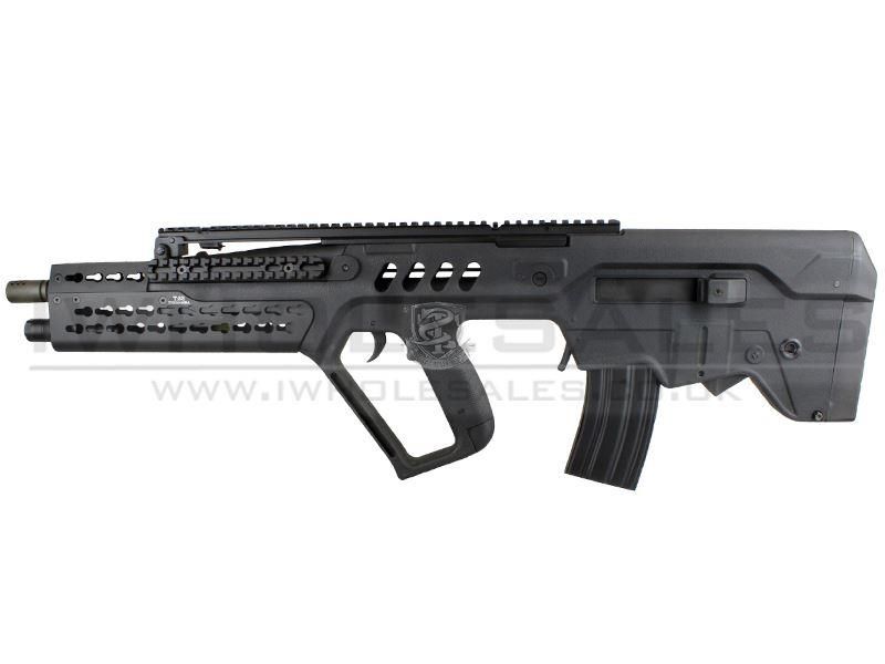 S&T TS21 Keymod Flat Top with Electric Blowback (Black - ST-AEG-78-BK)