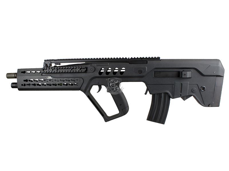 S&T TS21 Keymod Flat Top with Electric Blowback (Black - ST-AEG-78-BK)