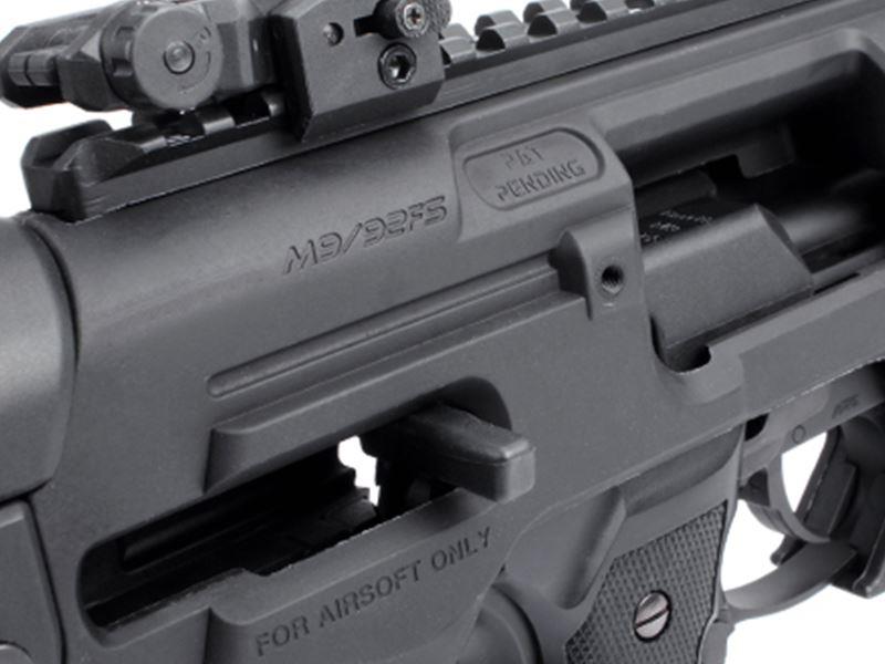 CAA Airsoft Division Roni-B Pistol Carbine Conversion (Black - M9 - CAD-SK-06-BK)