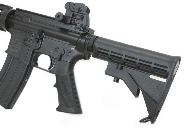 S&T M4 CQB Gas Blowback Rifle (Polymer - RIS CQB - STGBB06BK)