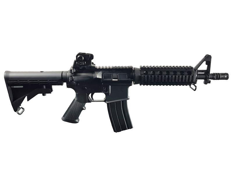 Golden Eagle M4 RIS CQB Gas Blowback Rifle (Black)