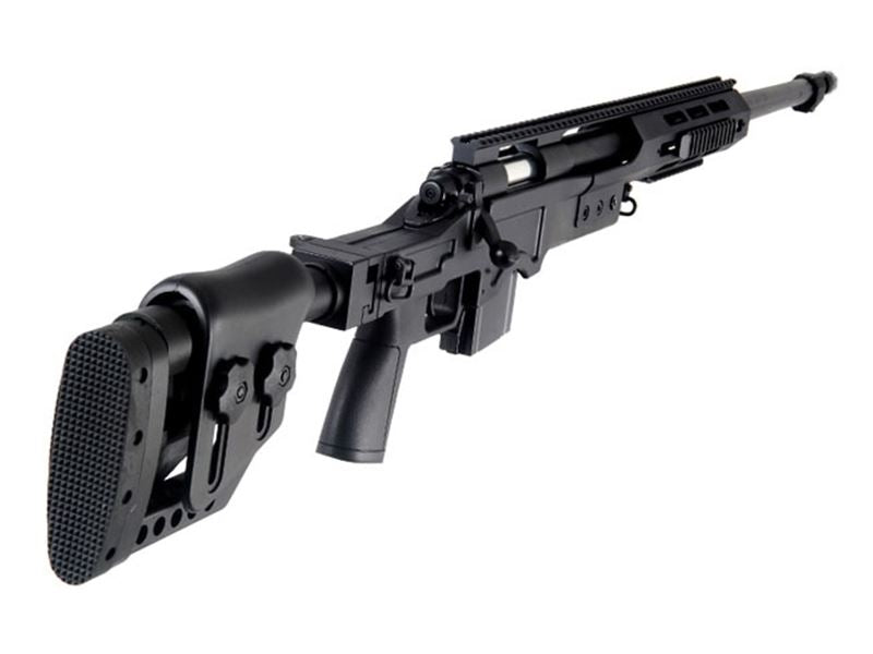 Well MB4411a PSG-1 Spring Sniper Rifle (Upgraded Steel Parts - Black)