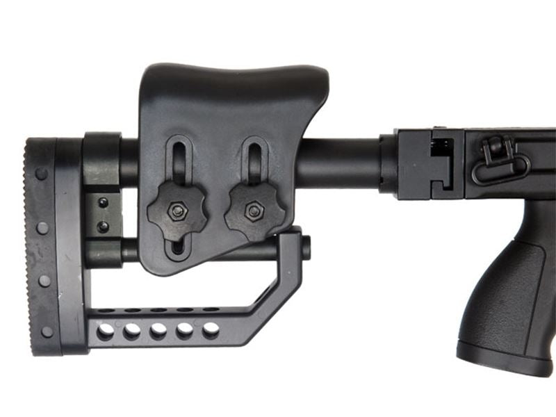 Well MB4411a PSG-1 Spring Sniper Rifle (Upgraded Steel Parts - Black)