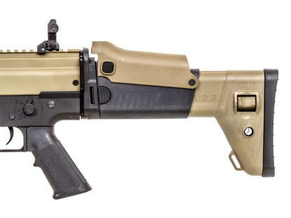 ISSC by Classic Army MK16 MOD Sports Line with Mosfet (Black/Tan - CA-SP102P-T)