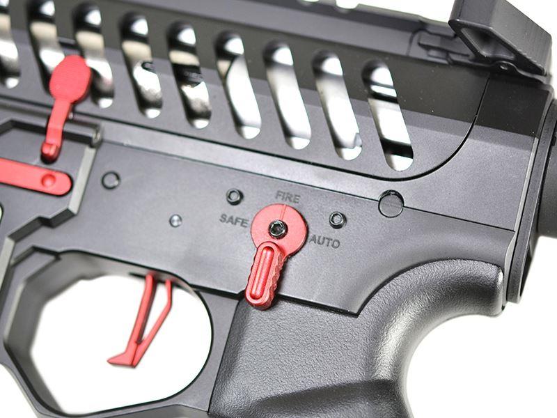 EMG F1 Firearms BDR-15 3G BR2 AR15 AEG Rifle (Black with Red - BDR-BR-2)