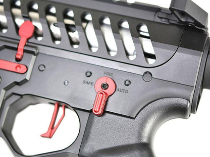 EMG F1 Firearms BDR-15 3G BR2 AR15 AEG Rifle (Black with Red - BDR-BR-2)