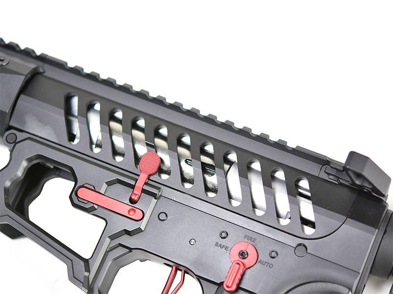EMG F1 Firearms BDR-15 3G BR2 AR15 AEG Rifle (Black with Red - BDR-BR-2)