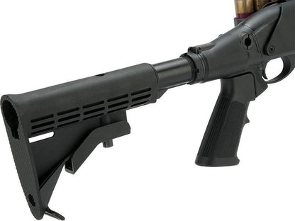 Golden Eagle M870 Tri-Shot Gas Pump Action Shotgun (Medium - Black - M8873 - V2)