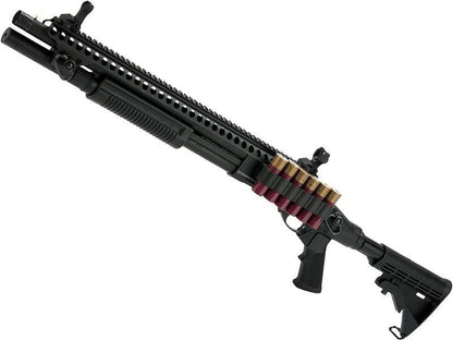 Golden Eagle M870 AR Tactical Tri-Shot Gas Pump Action Shotgun (Medium - Black - M8874 - V2)