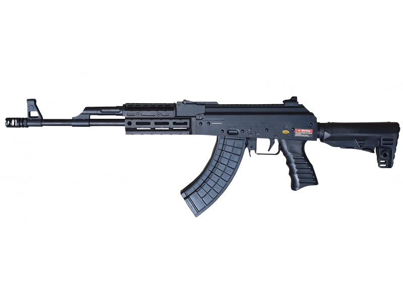 Golden Eagle AK Tactical Carbine AEG (Full Metal - Inc. Bat. & Charger - Black - 6840C)