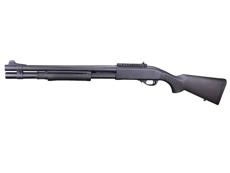 Golden Eagle M870 Tri-Shot Gas Pump Action Shotgun (Long - Black - M8872 - V2)
