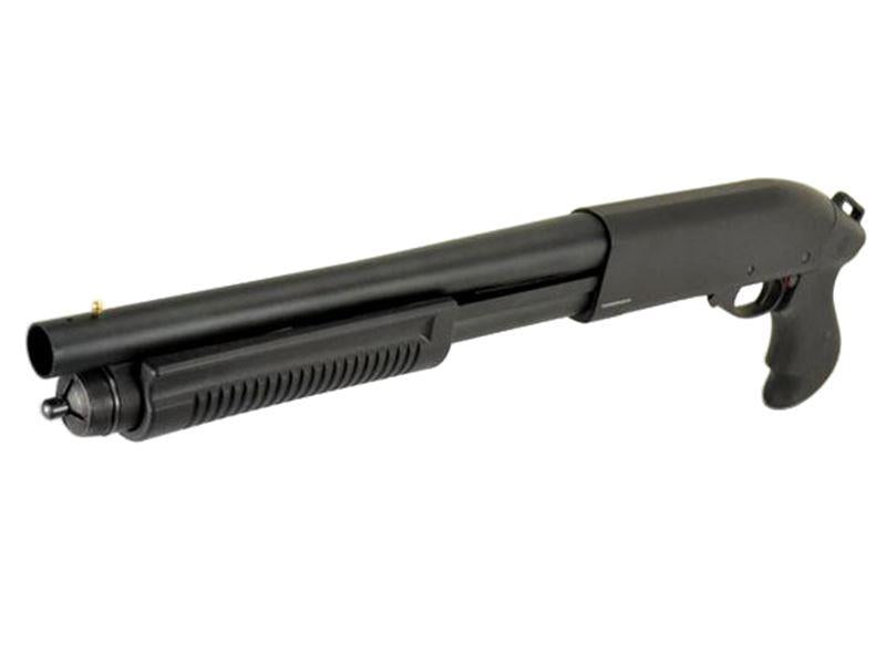 Golden Eagle M870 Breacher Tri-Shot Gas Pump Action Shotgun (Short - Black - M8881 - V2)