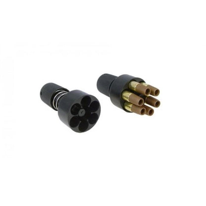 Win Gun 6" Co2 Revolver (Double Rail - Black - C702)