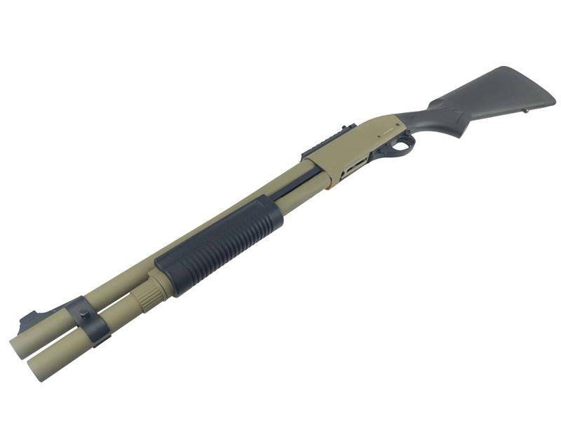 Golden Eagle M870 Tri-Shot Gas Pump Action Shotgun (Long - Tan - M8872T - V2)