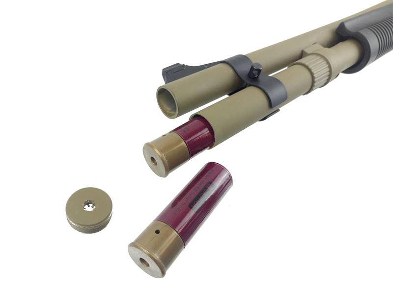 Golden Eagle M870 Tri-Shot Gas Pump Action Shotgun (Long - Tan - M8872T - V2)