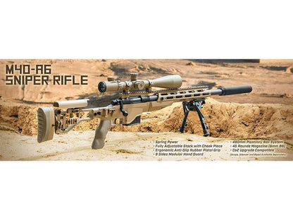 Ares M40-A6 Sniper Rifle (Spring Powered - MSR-026 - Tan)