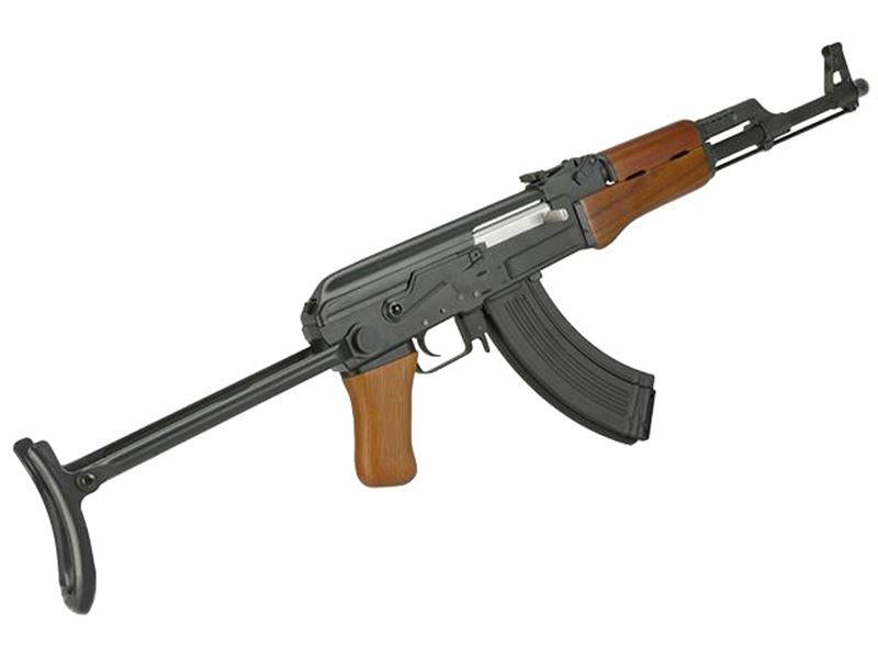 Cyma AK47-S AEG Rifle with Folding Stock (Real Wood - CM042S - Semi Only)