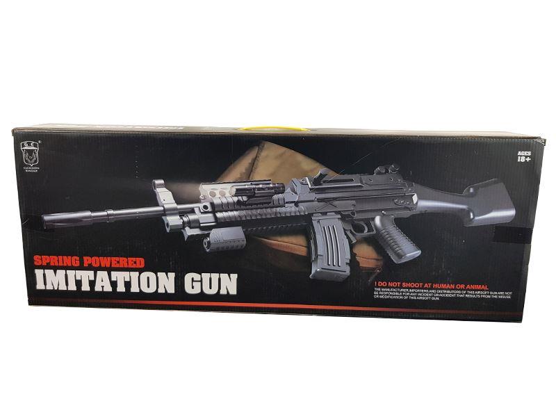 Golden Hawk M249 Rifle with Bipod (95cm Length - Black)