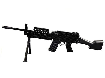 Golden Hawk M249 Rifle with Bipod (95cm Length - Black)