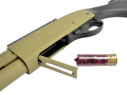 Golden Eagle M870 Tri-Shot Gas Pump Action Shotgun (Long - Tan - M8870 - V2)