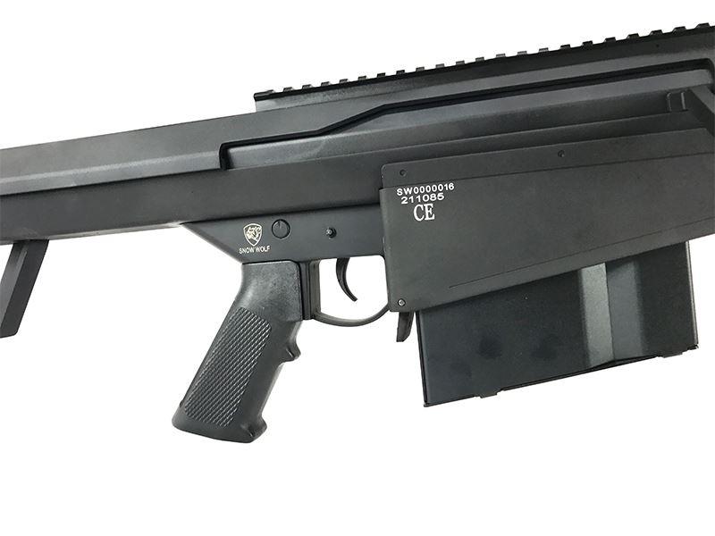 Snow Wolf M82A1 AEG Sniper Rifle Compact (Black - SW-02CQB-Black)