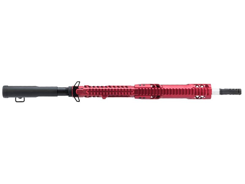 EMG F1 Firearms SBR AEG Rifle with RS-3 Stock (Silver Edge Gearbox/eSE Electronic Trigger - Red - eSBR-RR-3)