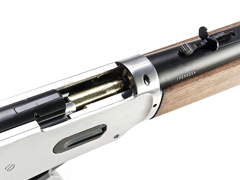Umarex Legends Cowboy M1894 Lever Action Co2 Rifle (Shell Ejecting - 2.6556 - Silver)