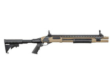 Golden Eagle M870 AR Tactical Tri-Shot Gas Pump Action Shotgun (Medium - Tan - M8874)