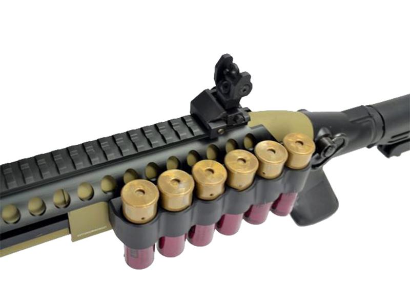 Golden Eagle M870 AR Tactical Tri-Shot Gas Pump Action Shotgun (Medium - Tan - M8874)