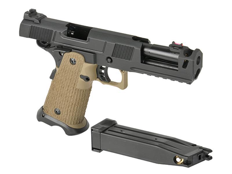 Army Custom 5.1 Hi-Capa with Costa Compensator (Full Metal - Tan - R501)