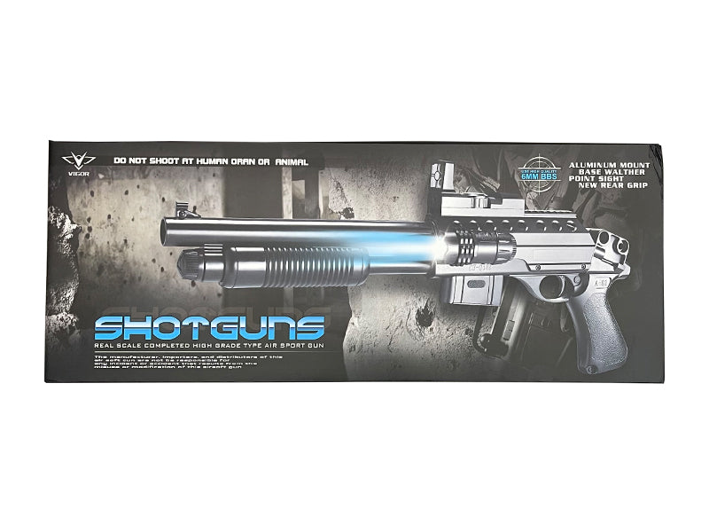 Vigor M870 Custom Tactical Pump Action Shotgun (RIS - Black - Short)