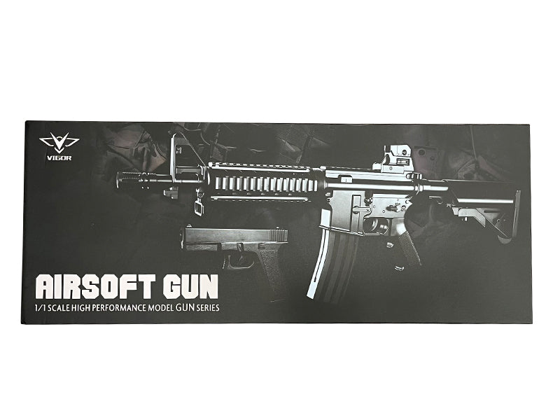 ACM M4 RIS Spring Rifle and 17 Series Spring Pistol (Duel Pack - Black)