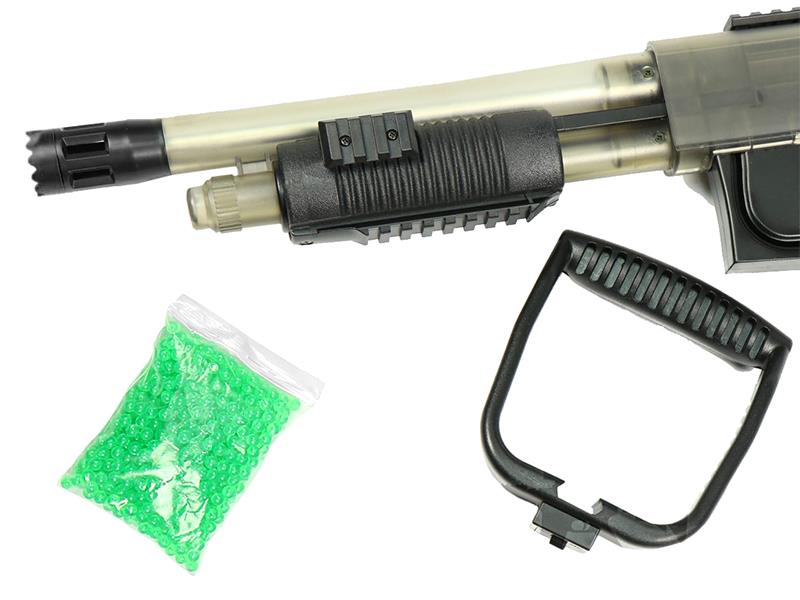 Mossberg M590 Chainsaw Spring Shotgun with 500 BB's (Short - Clear - Cybergun - RT270741)