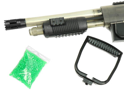 Mossberg M590 Chainsaw Spring Shotgun with 500 BB's (Short - Clear - Cybergun - RT270741)
