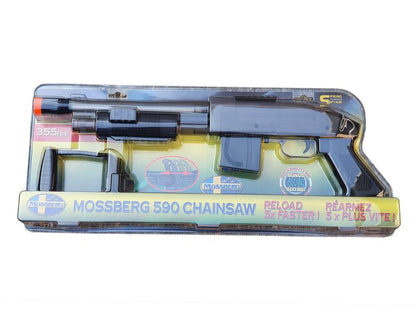 Mossberg M590 Chainsaw Spring Shotgun with 500 BB's (Short - Clear - Cybergun - RT270741)