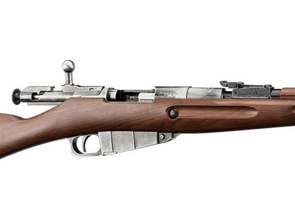 Win Gun Mosin-Nagant M44 Overlord Sniper Rifle (Co2 Powered - Faux Wood Weathered Finish - Bayonet Included)