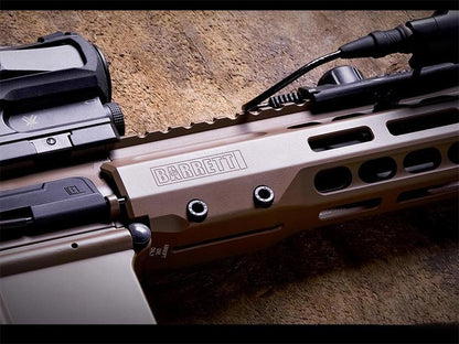 Barrett Firearms REC7 DI AR15 AEG SBR Tungsten (By EMG / Krytac - Grey - AEG-KTAEG-BREC7S-TGN13)