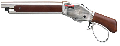 S&T M1887 Gas Shell Ejecting Shot Gun (S - Silver - Real Wood - STGS07SWSV)