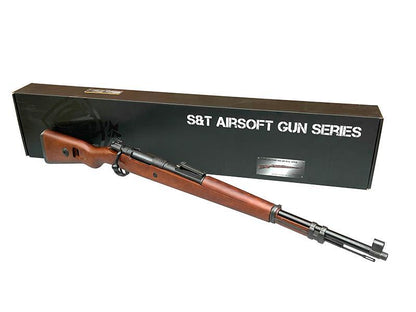 S&T KAR98K Spring Sniper Rifle (Real Wood/Steel Bolt - STSPG18RW)