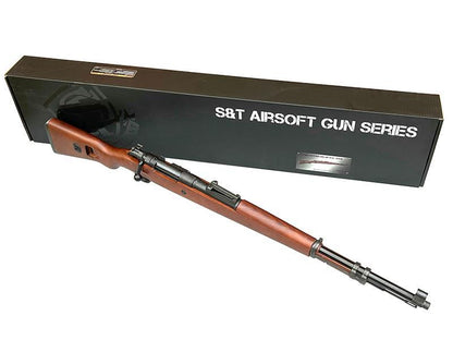 S&T KAR98K Spring Sniper Rifle (Real Wood/Steel Bolt - STSPG18RW)