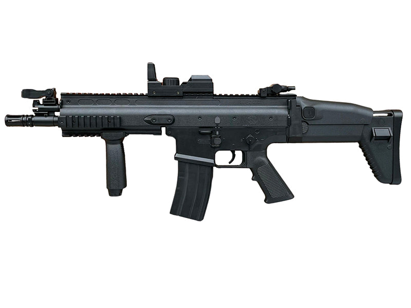 FN Herstal SCAR-L Budget AEG with FNS9 Spring Pistol (Black - Cybergun - 200969)