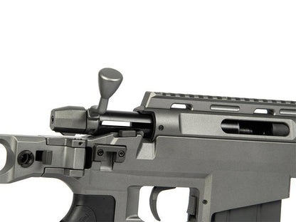 Ares MSR303 Sniper Rifle with Case (Tool-Less Assemble - Spring Powered - Titanium Grey - MSR-303 - MSR-021)
