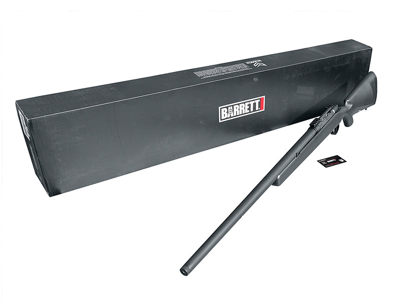 Barrett Firearms by EMG Fieldcraft Precision Bolt-Action Sniper Rifle with Featherweight Zero Trigger (Black - APS - BF-B)