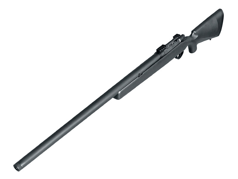 Barrett Firearms by EMG Fieldcraft Precision Bolt-Action Sniper Rifle with Featherweight Zero Trigger (Black - APS - BF-B)