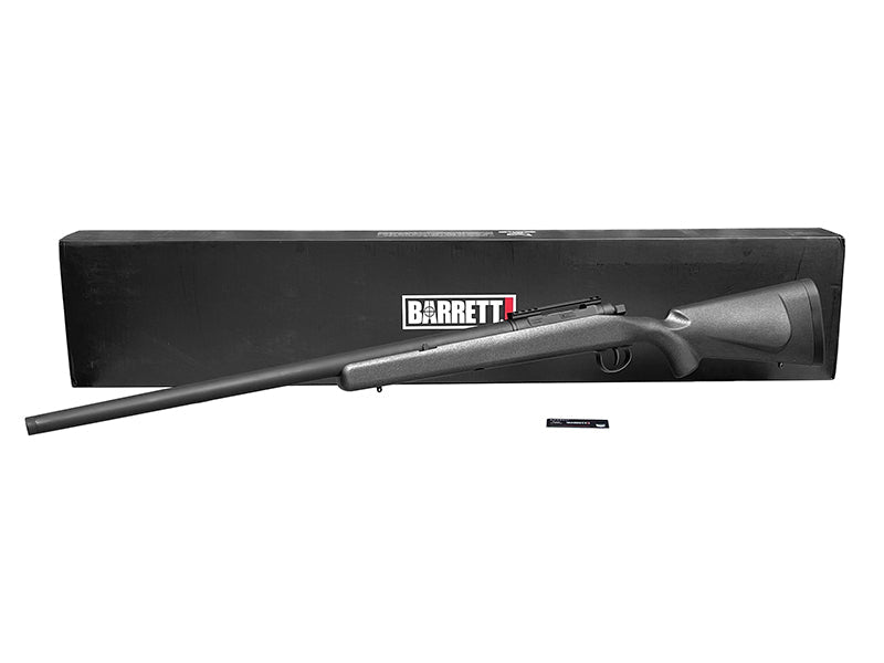 Barrett Firearms by EMG Fieldcraft Precision Bolt-Action Sniper Rifle with Featherweight Zero Trigger (Black - APS - BF-B)